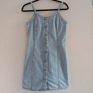 3/$30 2000's button down denim Mini dress